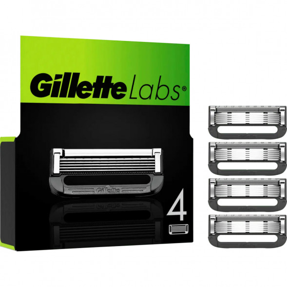 Лезвия для бритвы Gillette Labs, 4 шт. в Ульяновске