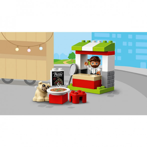 Конструктор LEGO DUPLO 10927 Town Киоск-пиццерия в Ульяновске