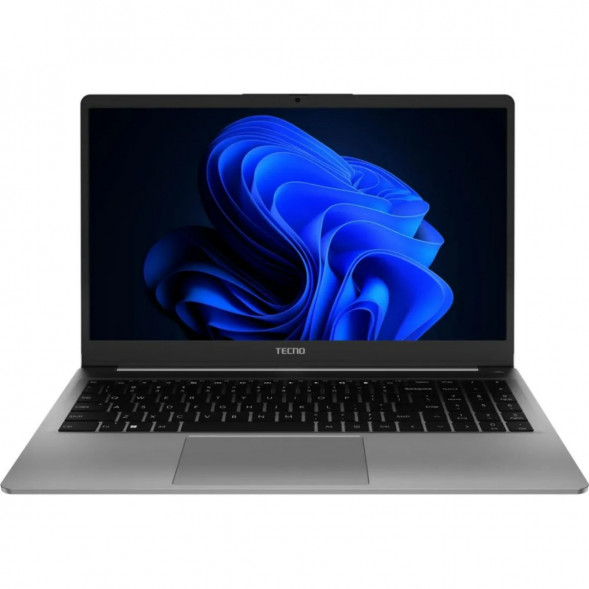 Ноутбук TECNO MegaBook K15SDA (15.6&amp;quot;, IPS, AMD Ryzen 5 7430U 2.3ГГц, 6 ядер, 16ГБ DDR4, 512ГБ SSD, AMD Radeon Graphics, Windows 11 Home), серый в Ульяновске