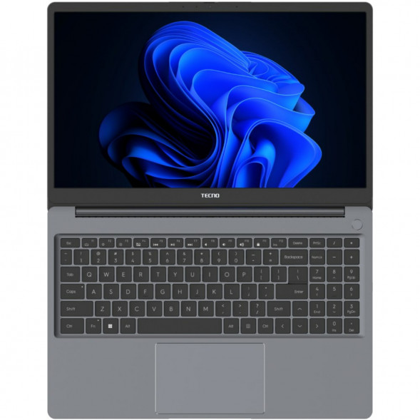 Ноутбук TECNO MegaBook K15SDA (15.6&amp;quot;, IPS, AMD Ryzen 5 7430U 2.3ГГц, 6 ядер, 16ГБ DDR4, 512ГБ SSD, AMD Radeon Graphics, Windows 11 Home), серый в Ульяновске