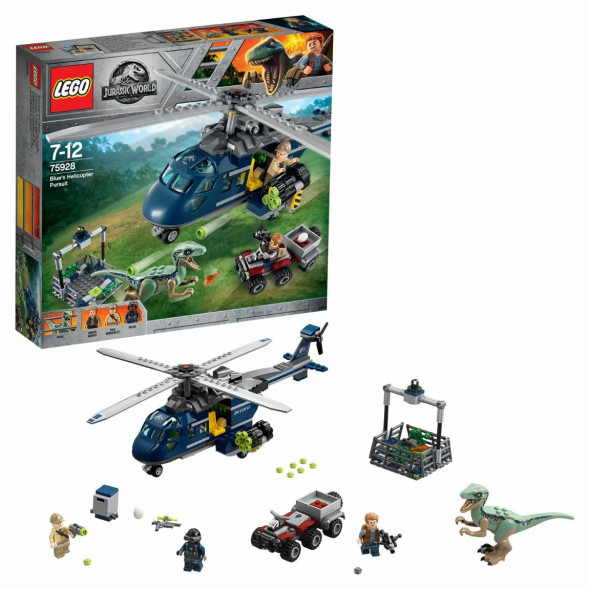 Конструктор LEGO Jurassic World 75928 Погоня за Блю на вертолёте  в Ульяновске