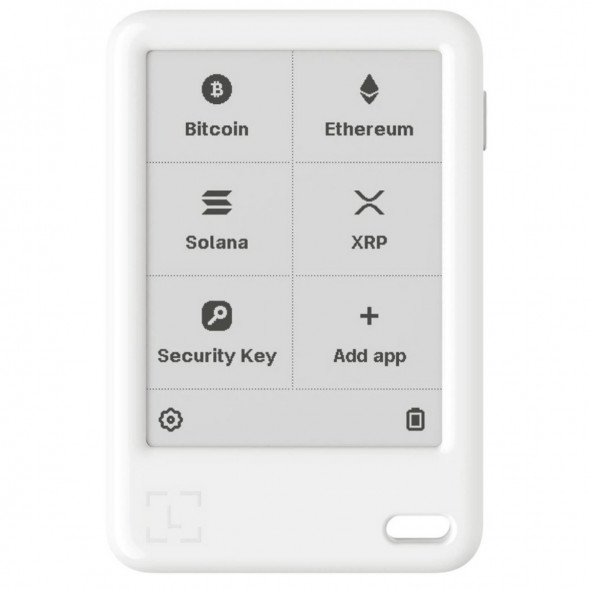 Комплект Криптокошелек Ledger Nano Gen5, белый + Декоративные бейджи (Set 3) в Ульяновске