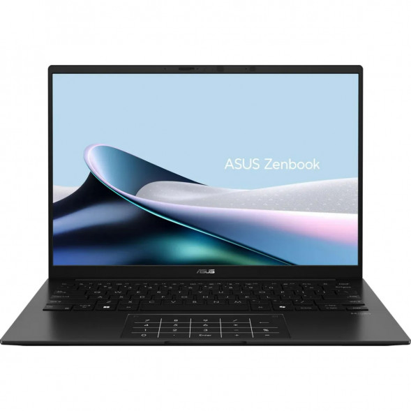 Ноутбук ASUS Zenbook 14 UM3406GA-QD132 (14&amp;quot;, OLED, AMD Ryzen AI 5 430 2ГГц, 4 ядра, 16ГБ LPDDR5x, 512ГБ SSD, AMD Radeon 840M, без ОС), черный в Ульяновске