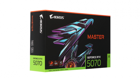 Видеокарта Gigabyte GeForce RTX 5070 AORUS MASTER, 12 ГБ GDDR7 в Ульяновске