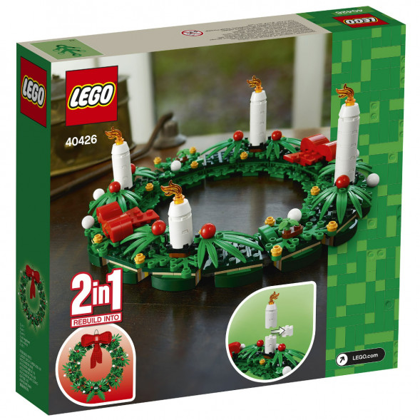Конструктор LEGO 40426 Сувенирный набор «Рождественский венок» 2 в 1 в Ульяновске