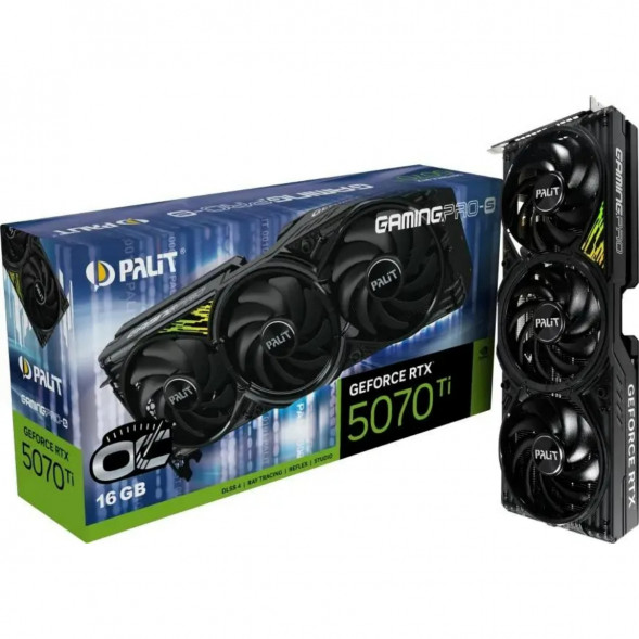 Видеокарта Palit NVIDIA GeForce RTX 5070TI PA-RTX5070TI GAMINGPRO-S OC 16ГБ GDDR7 в Ульяновске