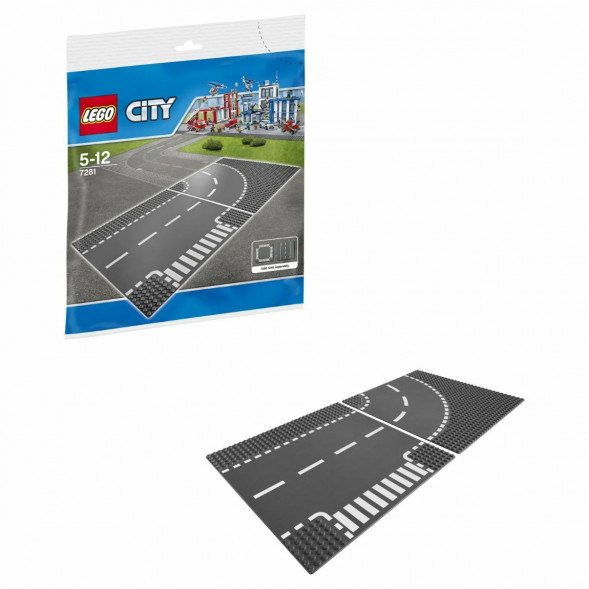 Конструктор LEGO City 7281 Т-образный перекрёсток и поворот в Ульяновске