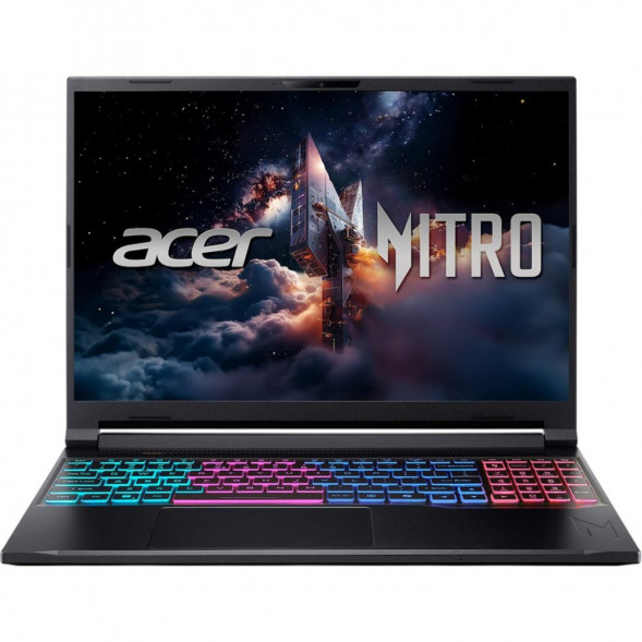 Ноутбук Acer Nitro V 16S ANV16S-71-71MF (16&amp;quot;, IPS, Intel Core 7 240H 2.5ГГц, 10 ядер, 16Гб DDR5, 1Тб SSD, RTX 5060 8Гб, Windows 11 Pro), черный в Ульяновске