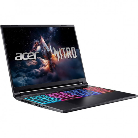 Ноутбук Acer Nitro V 16S ANV16S-71-71MF (16&amp;quot;, IPS, Intel Core 7 240H 2.5ГГц, 10 ядер, 16Гб DDR5, 1Тб SSD, RTX 5060 8Гб, Windows 11 Pro), черный в Ульяновске