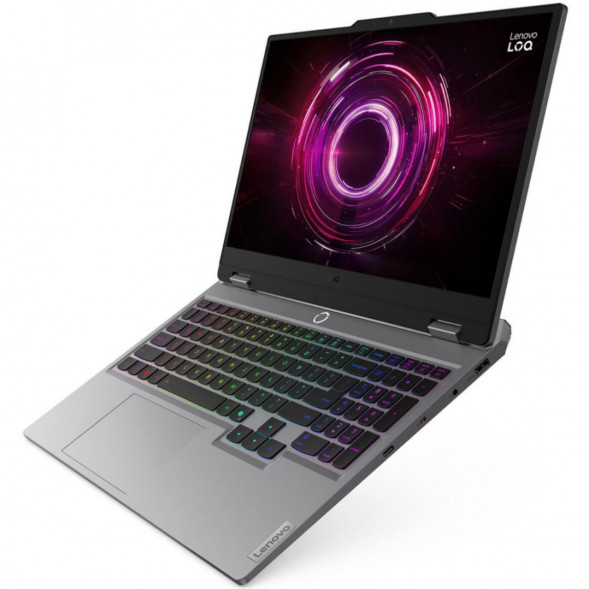 Ноутбук Lenovo LOQ 15AHP10 (83JG003DPB) (15.6&amp;quot;,  IPS, AMD Ryzen 5 220, 6 ядер, 16 ГБ DDR5, SSD 512 ГБ, NVIDIA GeForce RTX 5050 - 8 ГБ, без ОС), серый в Ульяновске