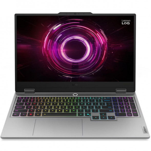 Ноутбук Lenovo LOQ 15AHP10 (83JG003DPB) (15.6&amp;quot;,  IPS, AMD Ryzen 5 220, 6 ядер, 16 ГБ DDR5, SSD 512 ГБ, NVIDIA GeForce RTX 5050 - 8 ГБ, без ОС), серый в Ульяновске
