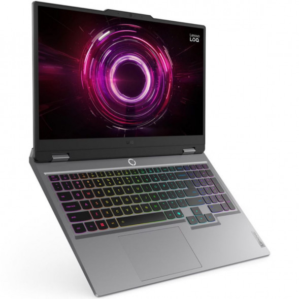 Ноутбук Lenovo LOQ 15AHP10 (83JG003DPB) (15.6&amp;quot;,  IPS, AMD Ryzen 5 220, 6 ядер, 16 ГБ DDR5, SSD 512 ГБ, NVIDIA GeForce RTX 5050 - 8 ГБ, без ОС), серый в Ульяновске