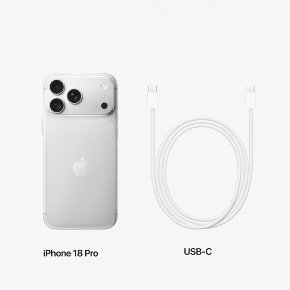 Смартфон Apple iPhone 18 Pro 512GB (SIM + eSIM), Silver в Ульяновске