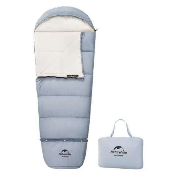 Спальный мешок Naturehike C180 (190x75см), голубой в Ульяновске