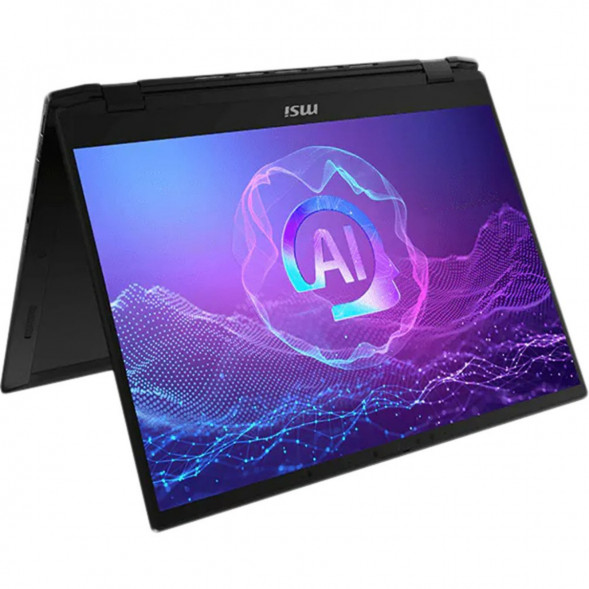 Ноутбук трансформер MSI Summit Pro 16 AI A2HVETG-085RU (16&amp;quot;, IPS, Intel Core Ultra 7 255H 2ГГц, 16 ядер, 32ГБ LPDDR5, 1ТБ SSD, NVIDIA GeForce RTX 4050 - 6 ГБ, Windows 11 Pro), черный в Ульяновске