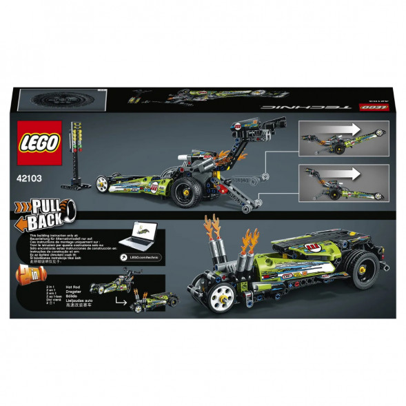 Конструктор LEGO Technic 42103 Драгстер в Ульяновске