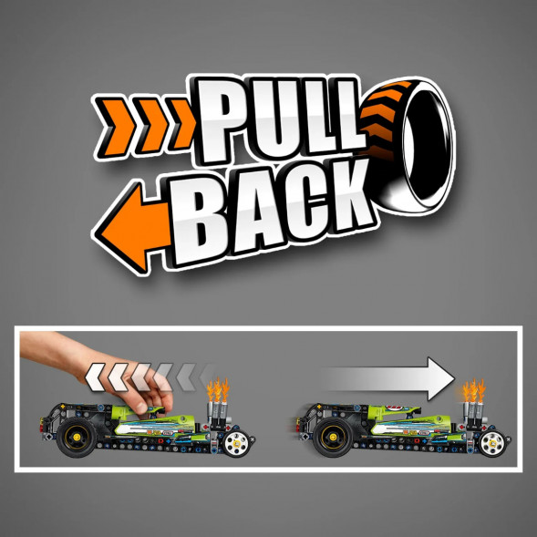 Конструктор LEGO Technic 42103 Драгстер в Ульяновске