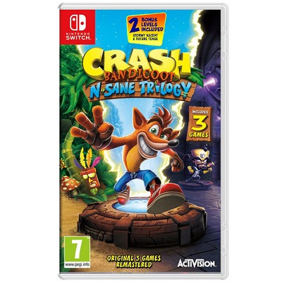 Игра Crash Bandicoot N-Sane Trilogy для (Switch, английский язык) в Ульяновске
