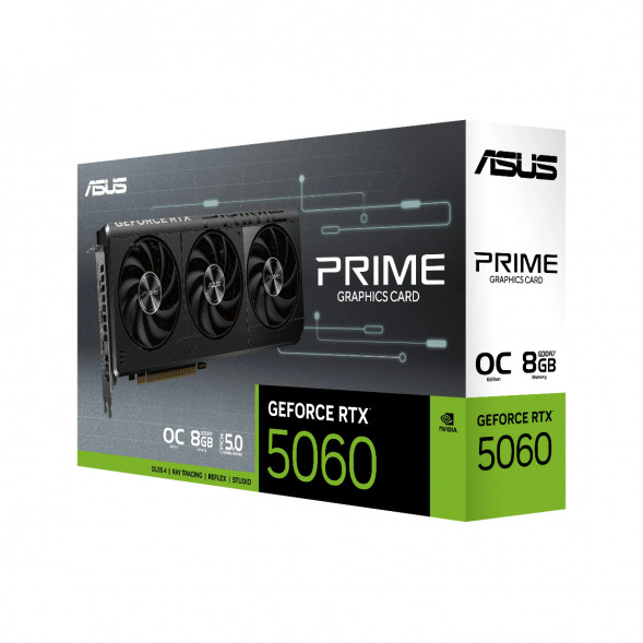 Видеокарта ASUS GeForce RTX 5060 Prime OC 8Gb (PRIME-RTX5060-O8G) в Ульяновске