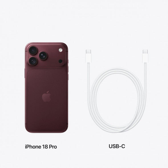 Смартфон Apple iPhone 18 Pro 512GB (SIM + eSIM), Burgundy в Ульяновске