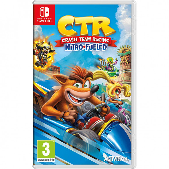 Игра Crash Team Racing Nitro-Fueled для Nintendo Switch, картридж в Ульяновске
