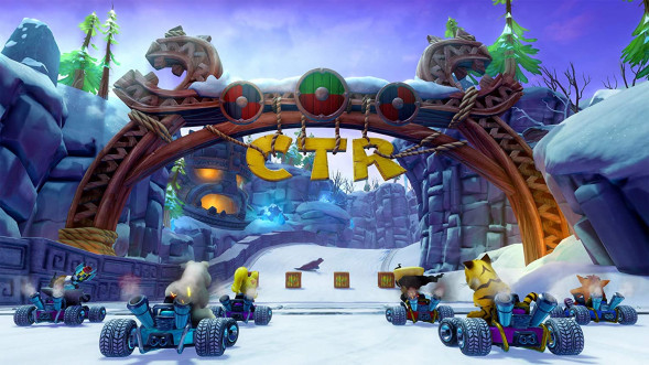 Игра Crash Team Racing Nitro-Fueled для Nintendo Switch, картридж в Ульяновске
