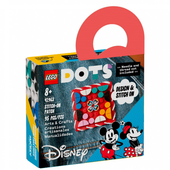 Конструктор LEGO DOTS 41963 Пластина-нашивка с тайлами «Микки и Минни Маус» в Ульяновске