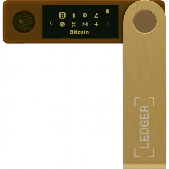 Аппаратный криптокошелек Ledger Nano X, Gold в Ульяновске
