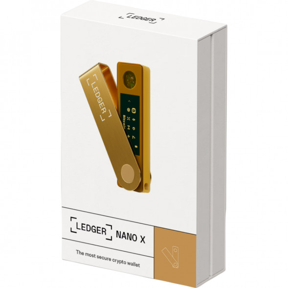 Аппаратный криптокошелек Ledger Nano X, Gold в Ульяновске