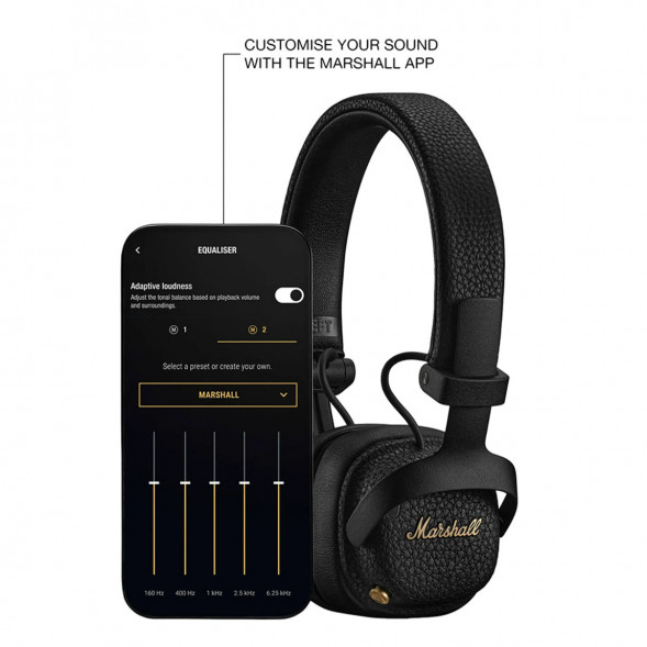 Беспроводные наушники Marshall Milton ANC, Black в Ульяновске