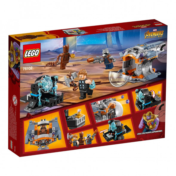 Конструктор LEGO Super Heroes 76102 Война бесконечности: В поисках оружия Тора в Ульяновске