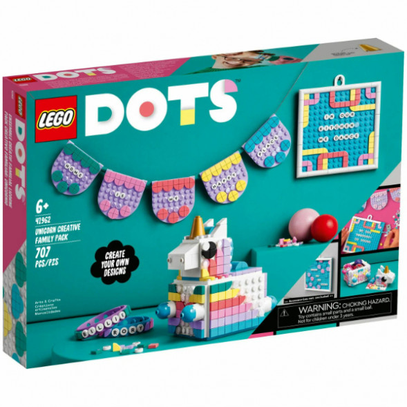Конструктор LEGO DOTS 41962 Творческий семейный набор «Единорог» в Ульяновске