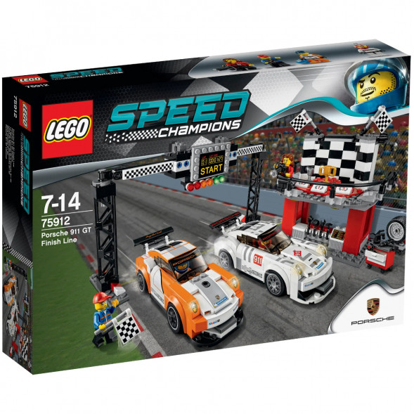 Конструктор LEGO Speed Champions 75912 Финишная линия гонки Porsche 911 GT в Ульяновске