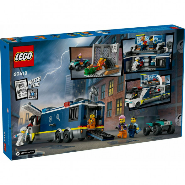 Конструктор LEGO City 60418 Полицейский грузовик криминалистической лаборатории в Ульяновске