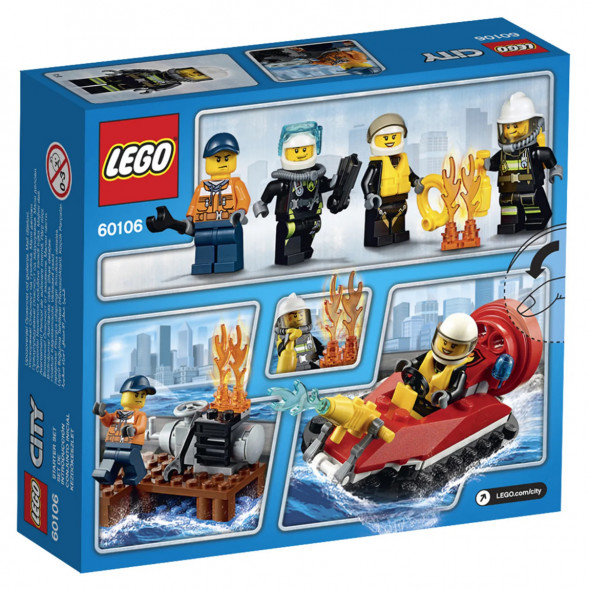 Конструктор LEGO City Fire 60106 Пожарная охрана в Ульяновске