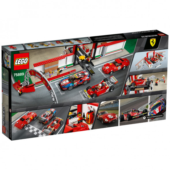 Конструктор LEGO Speed Champions 75889 Гараж Ferrari в Ульяновске