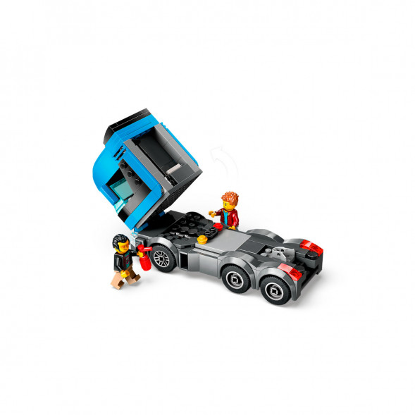 Конструктор LEGO City 60408 Грузовик-автовоз со спортивными автомобилями в Ульяновске