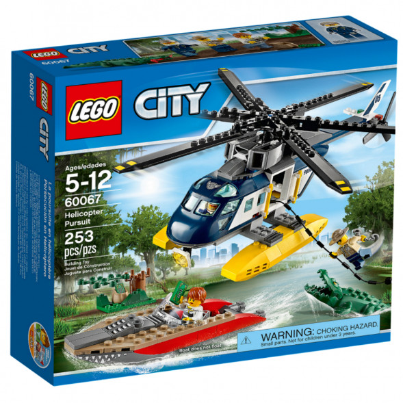 Конструктор LEGO City 60067 Погоня на полицейском вертолёте в Ульяновске