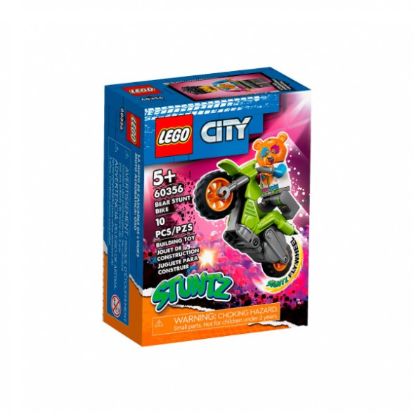 Конструктор LEGO City 60356 Трюковый мотоцикл медведя в Ульяновске