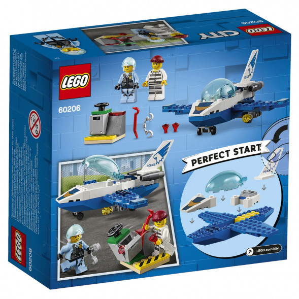 Конструктор LEGO City Police 60206 Воздушная полиция: патрульный самолет в Ульяновске