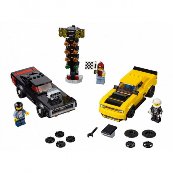 Конструктор LEGO Speed Champions 75893 2018 Dodge Challenger SRT Demon и 1970 Dodge Charger R/T в Ульяновске