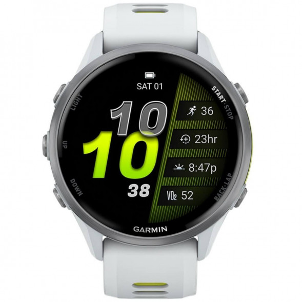 Умные часы Garmin Forerunner 970 Titanium Whitestone/Translucent Amp Yellow Band 010-02969-11 в Ульяновске