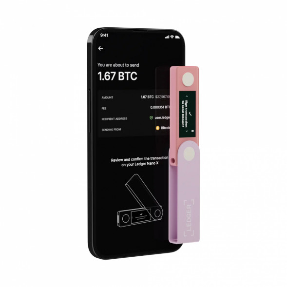 Аппаратный криптокошелек Ledger Nano X, Pastel Pink в Ульяновске