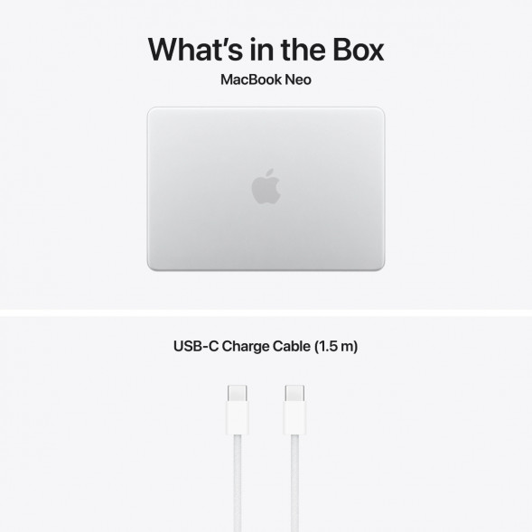 Ноутбук Apple MacBook Neo MHFA4 (A18 Pro 5-Core GPU, 8/256GB), Серебристый/Silver в Ульяновске