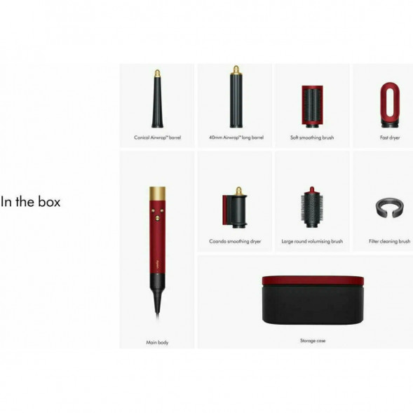 Стайлер Dyson Airwrap i.d. HS08 Straight+Wavy, Red Velvet/Gold (596927-01) в Ульяновске