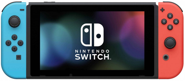 Игровая приставка Nintendo Switch rev.2 32 ГБ, красный/синий в Ульяновске