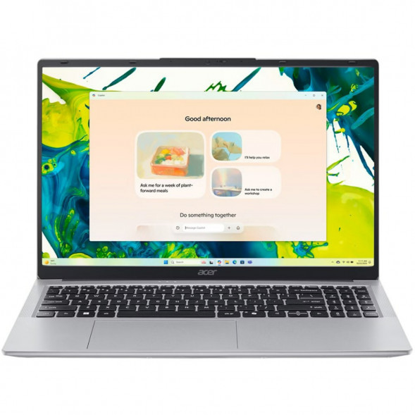 Ноутбук Acer Aspire Lite 15 AL15-54P-590V (15.6&amp;quot;, IPS, Intel Core Ultra 5, 8 ядер, 16 ГБ LPDDR5, 512 ГБ SSD, Intel Graphics), серебристый в Ульяновске