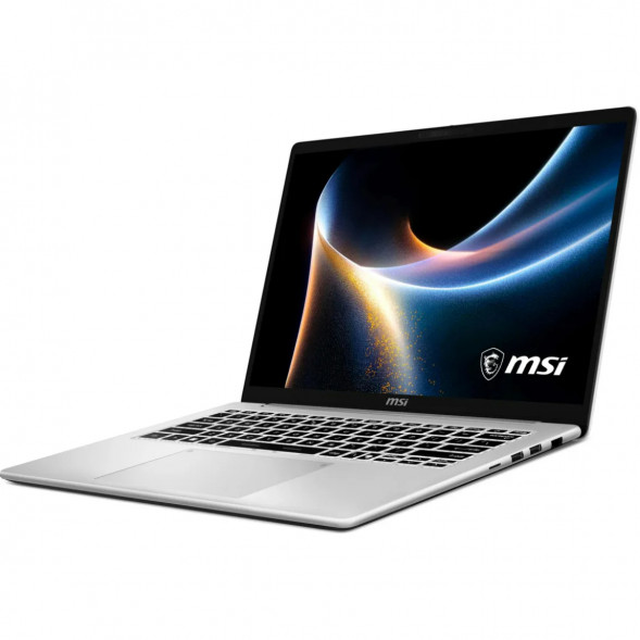 Ноутбук MSI Modern 14S AI+ G3MG-011XRU (14&amp;quot;, OLED, Intel Core Ultra 5 322 2.5ГГц, 6 ядер, 16ГБ DDR5, 512ГБ SSD, Intel Graphics, без ОС), серебристый в Ульяновске