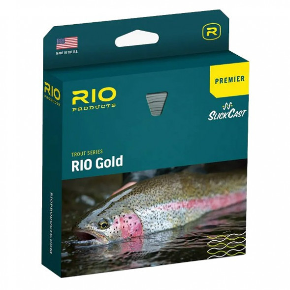 Леска RIO Premier Gold Floating Fly Line WF7F, мох/золото в Ульяновске
