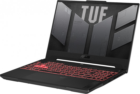 Ноутбук ASUS TUF Gaming 15 FA507NV-LP160 AMD Ryzen 5 7535HS, RAM 16 ГБ, SSD 512 ГБ, NVIDIA GeForce RTX 4060 для ноутбуков (8 Гб), Без системы, (90NR0E85-M00DT0), серый в Ульяновске